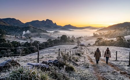 Minas terá fim de semana de extremos: frio de 4°C no Sul e calor acima dos 30°C no Norte