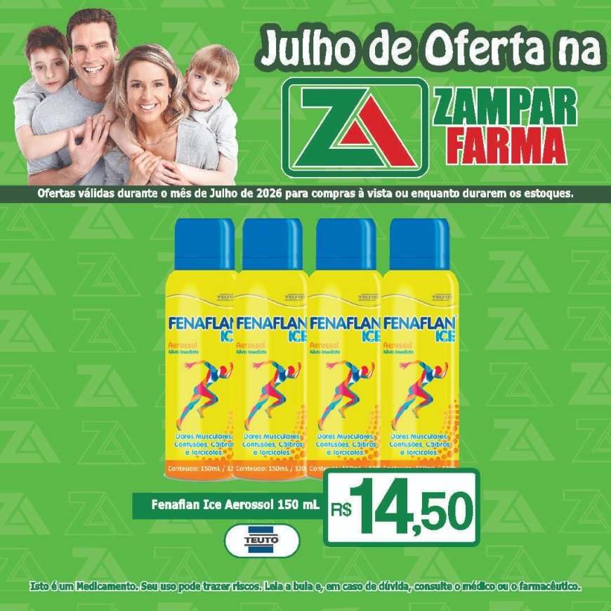 E continuam as ofertas do mês de julho na Zampar Farma