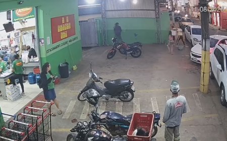 Vídeo: confusão na porta de supermercado mobiliza polícia de Nova Resende