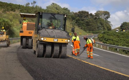 Trechos da MGC-491 em Guaxupé passam por obras de recuperação e sinalização até sexta-feira