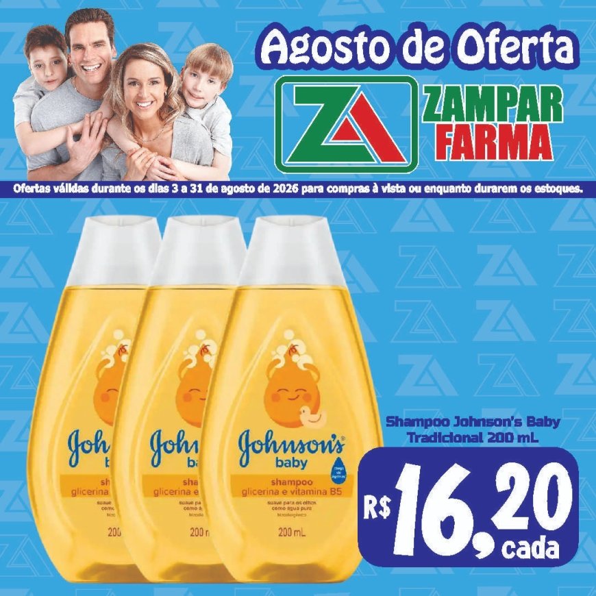 Ofertas do mês de agosto na Zampar Farma