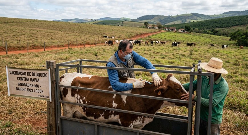 Andradas registra 2º caso de raiva bovina em 2026; vacinação de bloqueio é anunciada para a zona rural