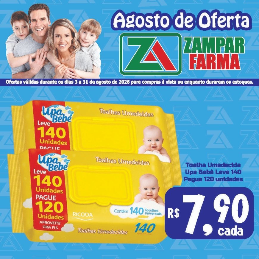 E continuam as ofertas do mês de agosto na Zampar Farma