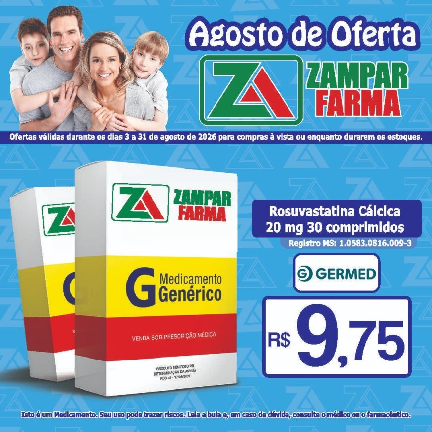 E continuam as ofertas do mês de agosto na Zampar Farma