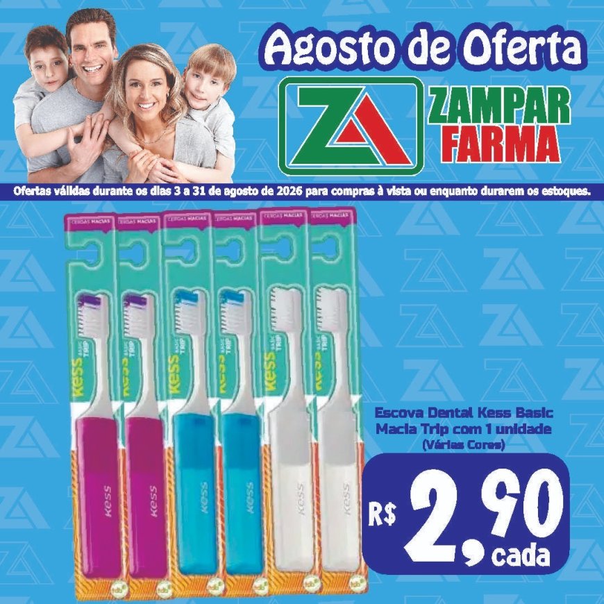 E continuam as ofertas do mês de agosto na Zampar Farma