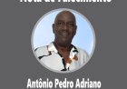 Nota de Falecimento em Guaxupé: Antônio Pedro Adriano, aos 68 anos ("Pedrão")