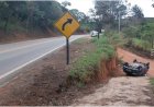 Capotamento deixa criança ferida na MG-173, no Sul de Minas