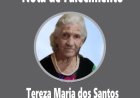 Nota de Falecimento em Guaxupé: Tereza Maria dos Santos, aos 97 anos