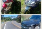 Tragédia na AMG-1915: motociclista morre no local e pai é socorrido em estado de choque