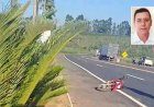 Foi identificado o motociclista que faleceu na BR-491, em Monte Belo
