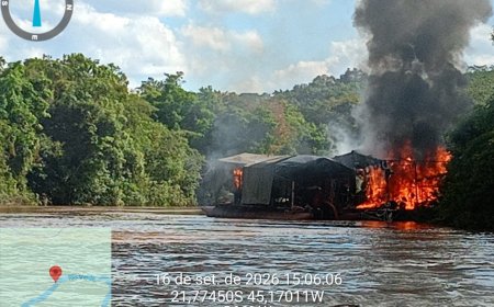 Caça ao ouro ilegal: Megaoperação com drones e cerco aquático desmonta garimpo e prende sete pessoas no Rio Verde