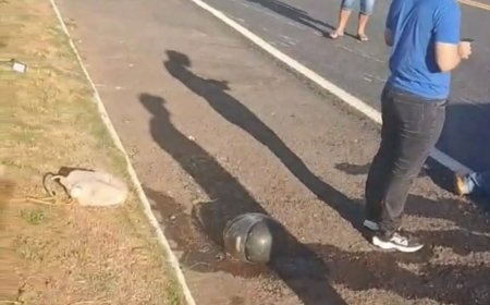 Vídeo: Grave acidente mata motociclista na rodovia entre Monte Belo e Areado