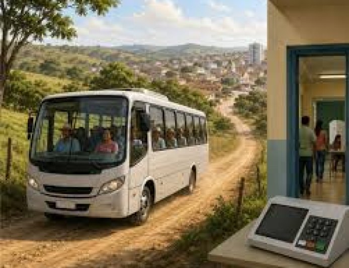 Eleições 2026: Confira as rotas e horários do transporte gratuito de eleitores em Guaxupé