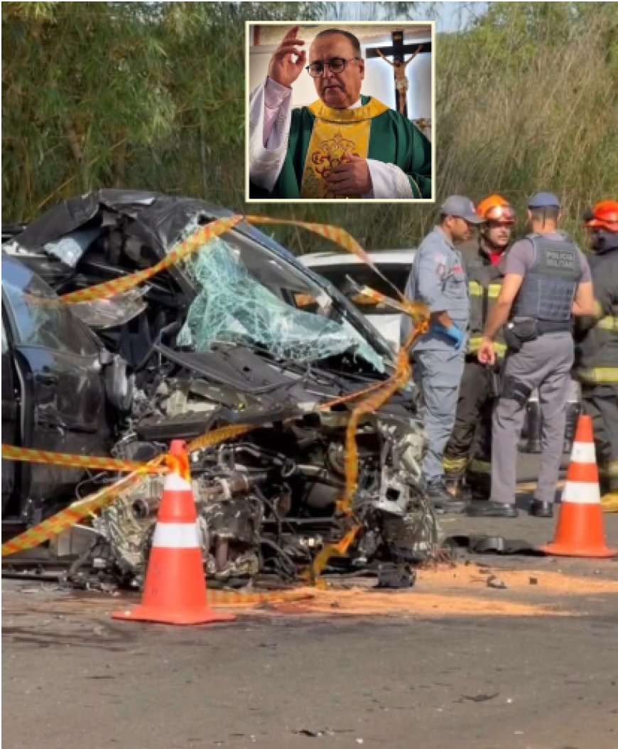 Colisão na Rodovia SP-338 mata pároco de Poços de Caldas e deixa quatro feridos