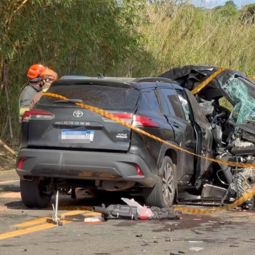 Colisão na Rodovia SP-338 mata pároco de Poços de Caldas e deixa quatro feridos