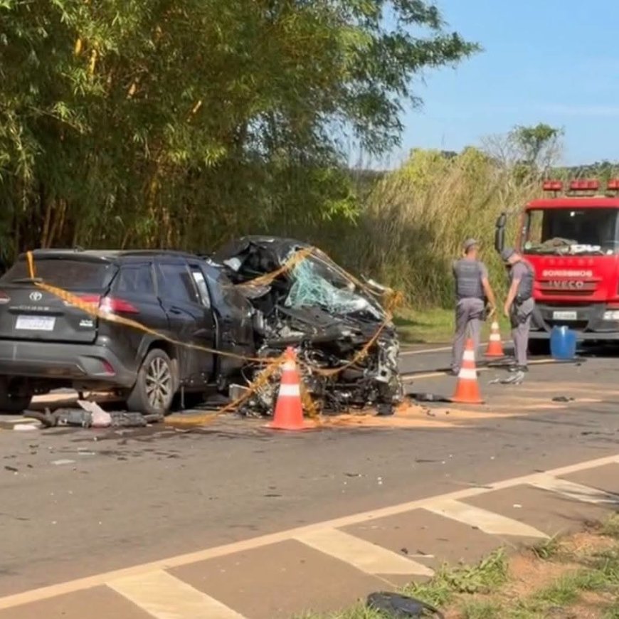 Colisão na Rodovia SP-338 mata pároco de Poços de Caldas e deixa quatro feridos