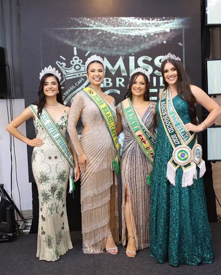 Do plantio à coroa: produtora rural assume a faixa de Miss Brasil Café 2027