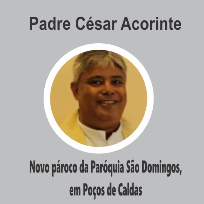 Padre César Acorinte é o novo pároco da Paróquia São Domingos após acidente que matou padre Guaraciba na SP-338