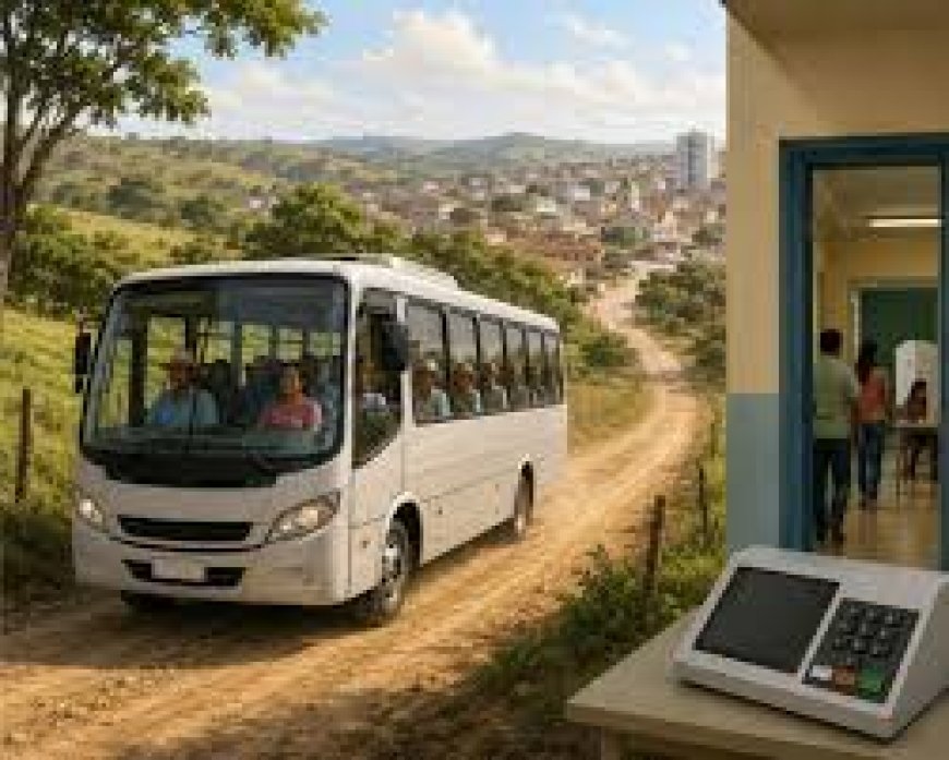 Eleições 2026: Confira as rotas e horários do transporte gratuito de eleitores em Guaxupé