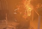 Vazamento em botijão causa incêndio e destrói eletrodoméstico em residência de Guaxupé