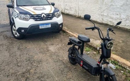 Guarda Civil recupera moto elétrica furtada em Guaxupé e garante acolhimento social do suspeito