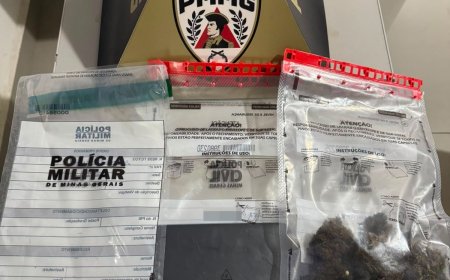 Foragido tenta jogar maconha no vaso sanitário ao ver a PM, mas acaba preso em Muzambinho