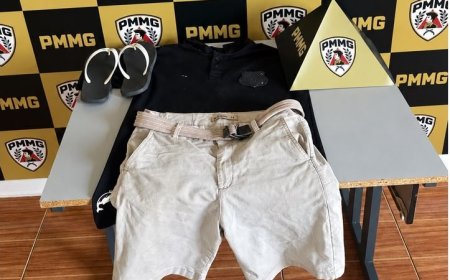 Roupas entregam arrombador de empresa e PM efetua prisão em flagrante em Guaranésia