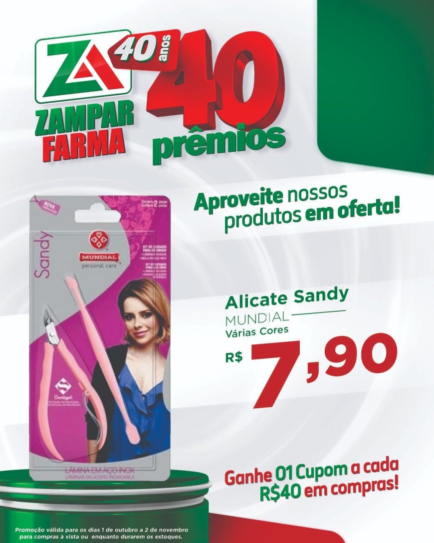 Ofertas do mês de outubro na Zampar Farma