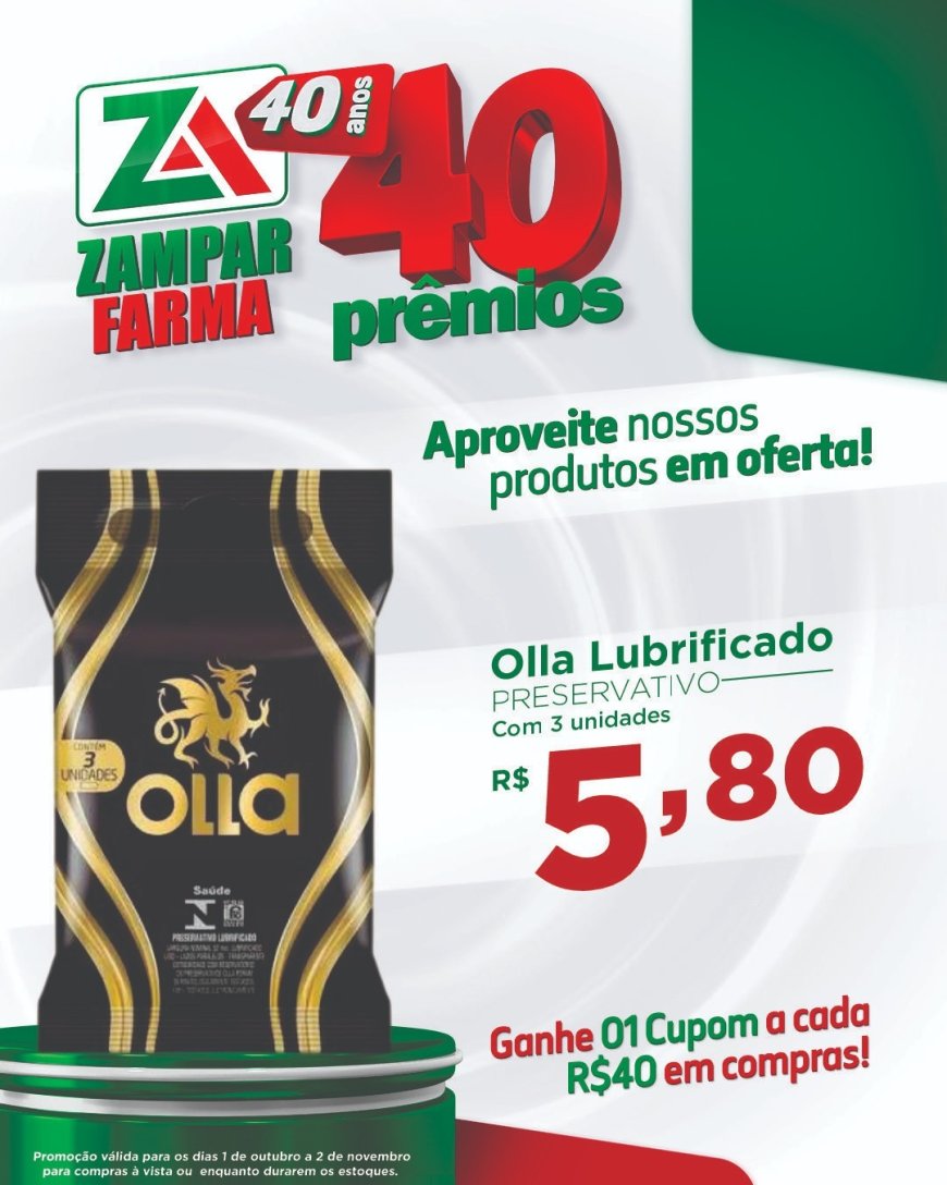 Ofertas do mês de outubro na Zampar Farma