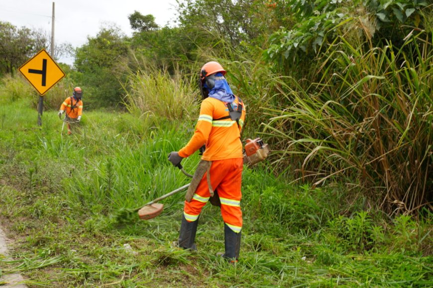 Obras na BR-146 e MGC-491: EPR Vias do Café realiza manutenção em Guaxupé e rodovias da região