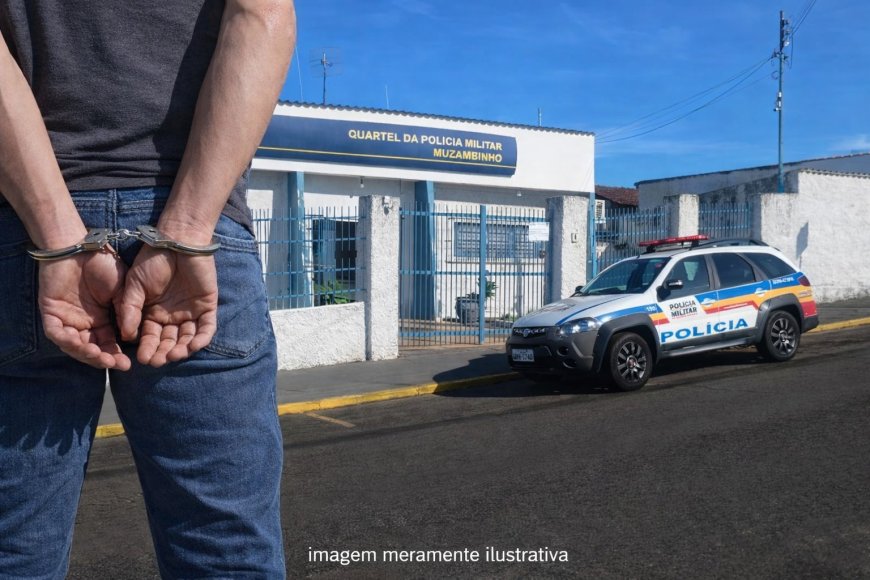 Operação em Muzambinho: PM localiza e prende foragido da Justiça do Paraná condendo por roubo e furto