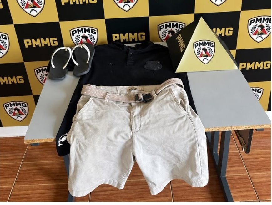 Roupas entregam arrombador de empresa e PM efetua prisão em flagrante em Guaranésia