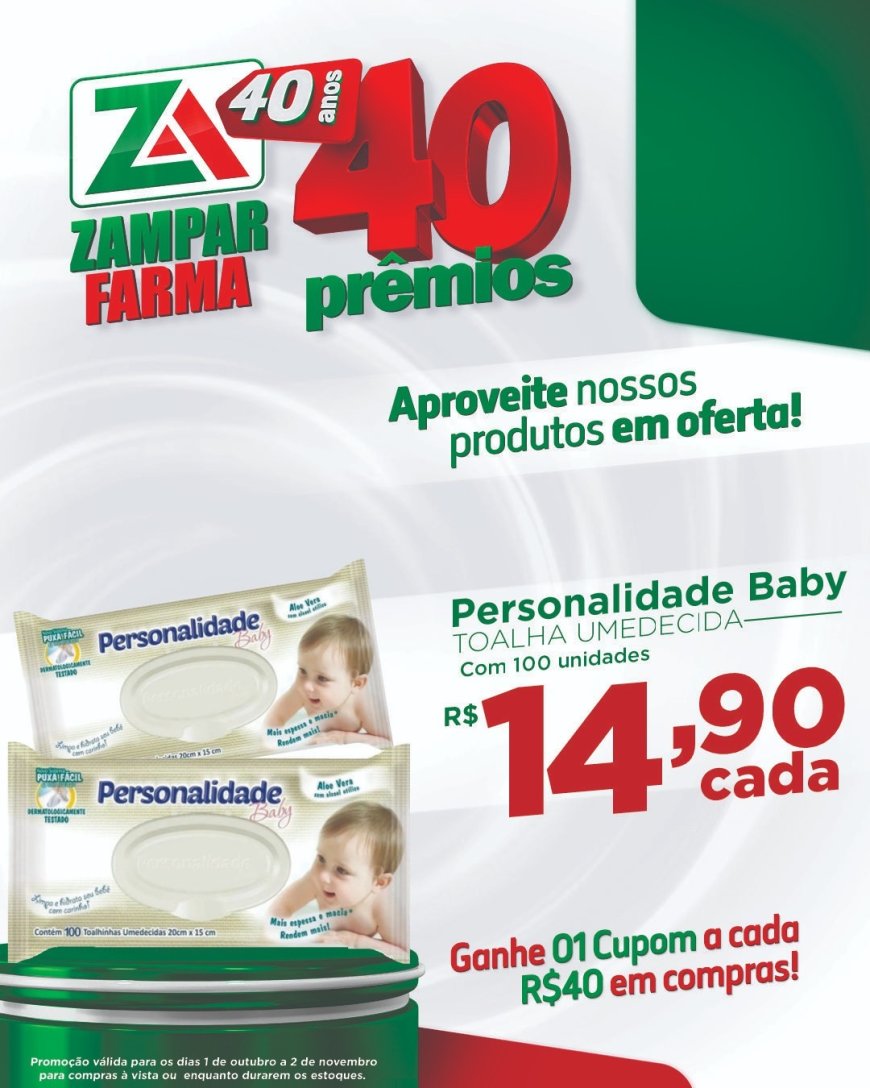 E continuam as ofertas do mês de outubro na Zampar Farma