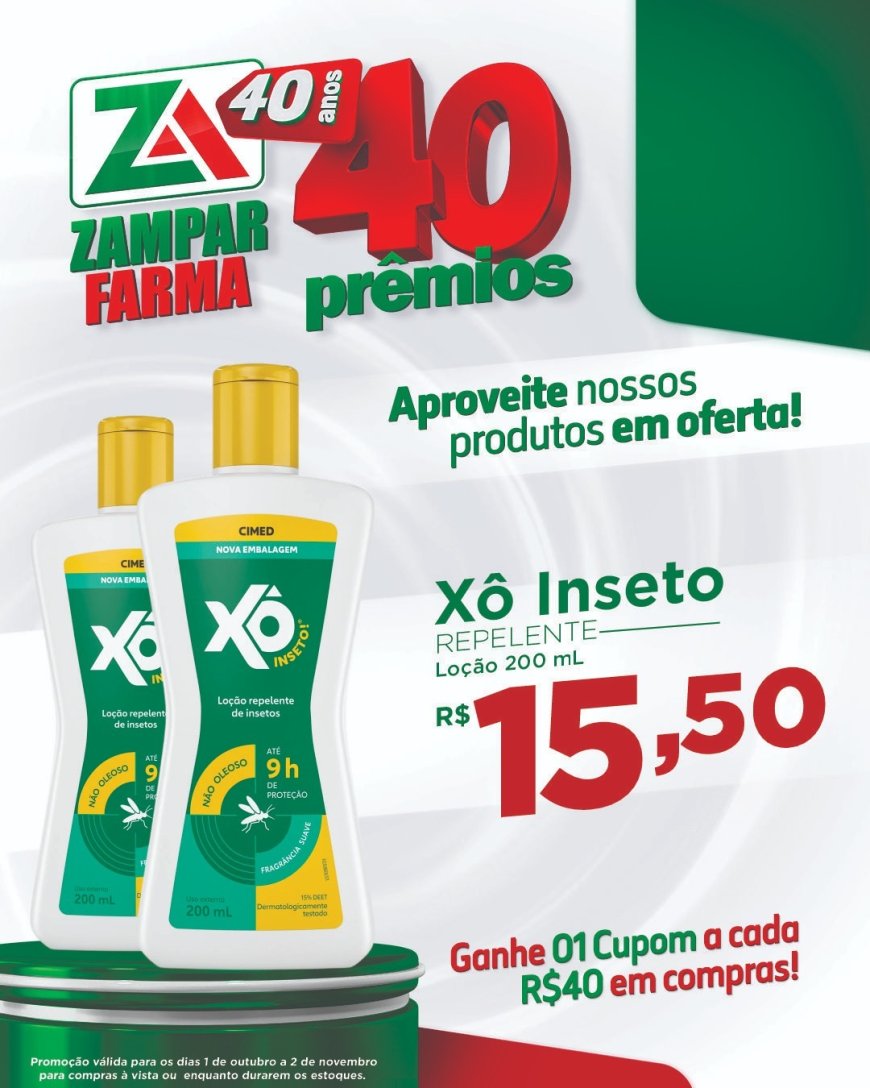 E continuam as ofertas do mês de outubro na Zampar Farma