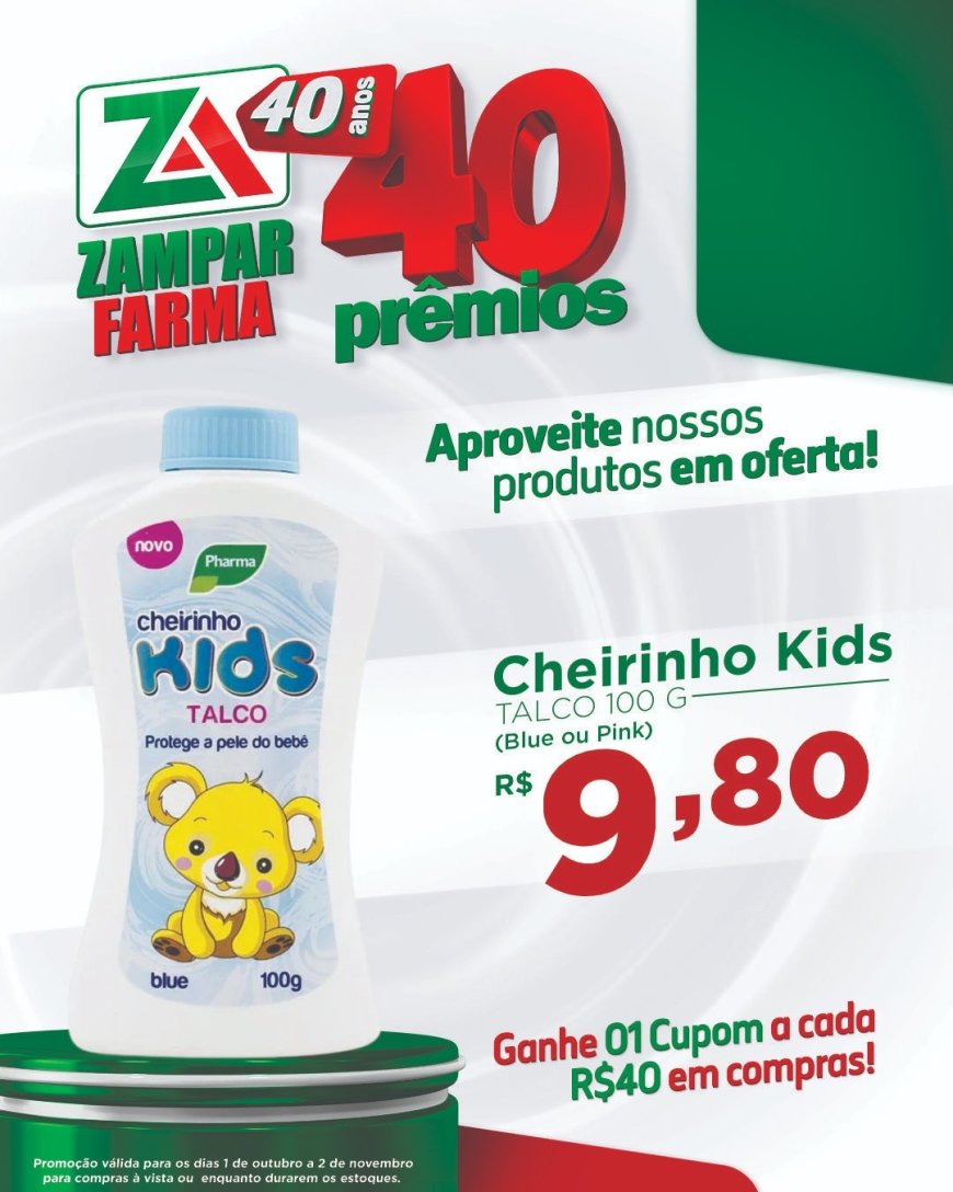 E continuam as ofertas do mês de outubro na Zampar Farma