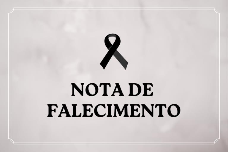 Nota de Falecimento - Vitor Fortunato da Silva 